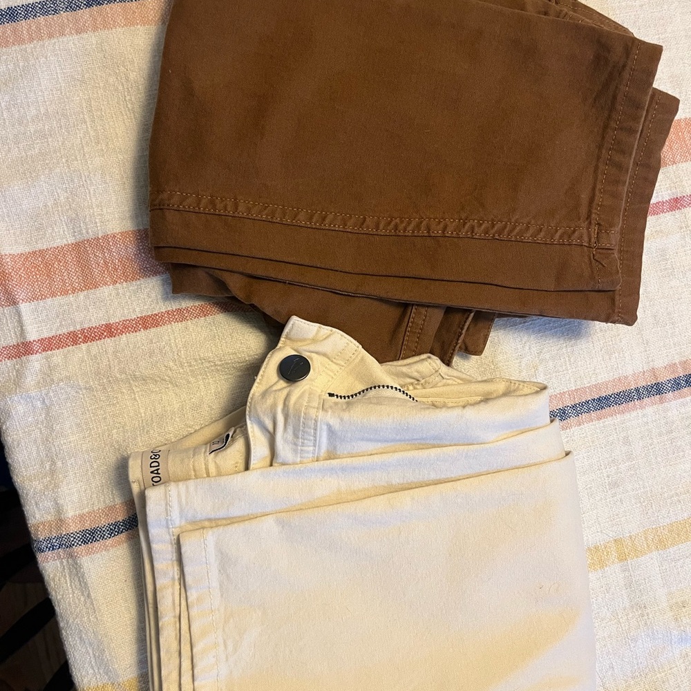 Two Pair Toad & Company Earthworks Ankle Pants